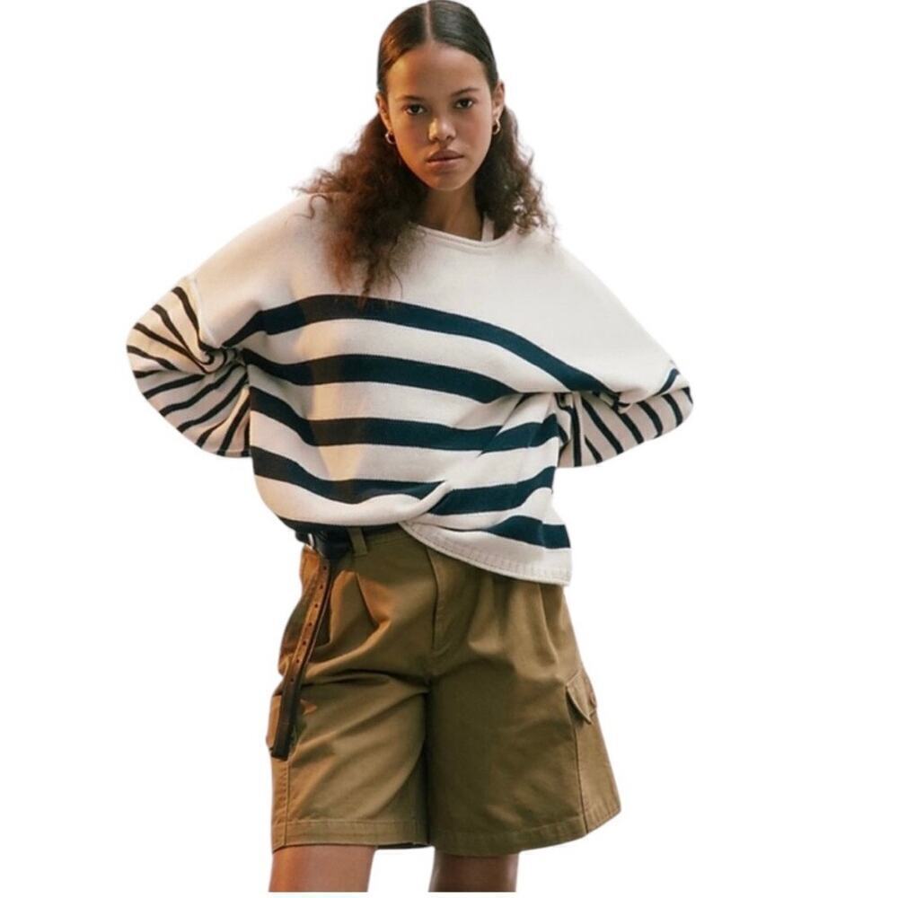 MADEWELL The Harlow Cargo Short In Generative Chino Bermuda Size 8 Tan